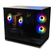 Intel i9 12900K 16-Core High-End Game PC - Aquariumcase met aRGb Towercooler - GeForce RTX 4060 8GB - 1TB NVMe SSD - 32GB RAM - Gamdias GC10M